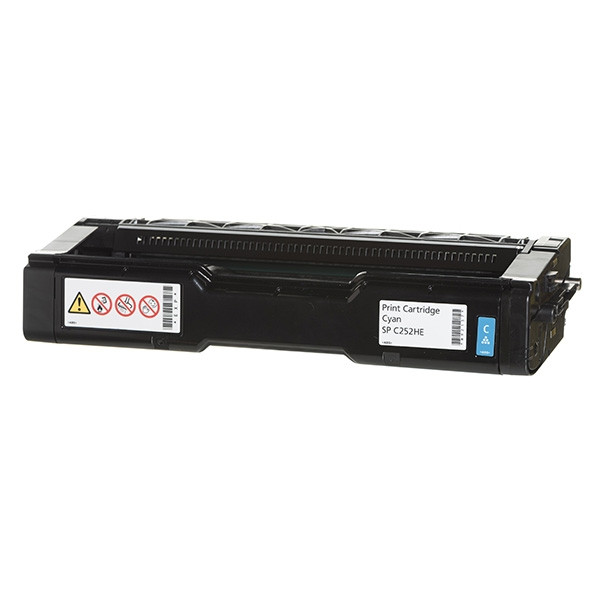 Ricoh SP C252HE toner cyaan hoge capaciteit (origineel) 407717 067024 - 1