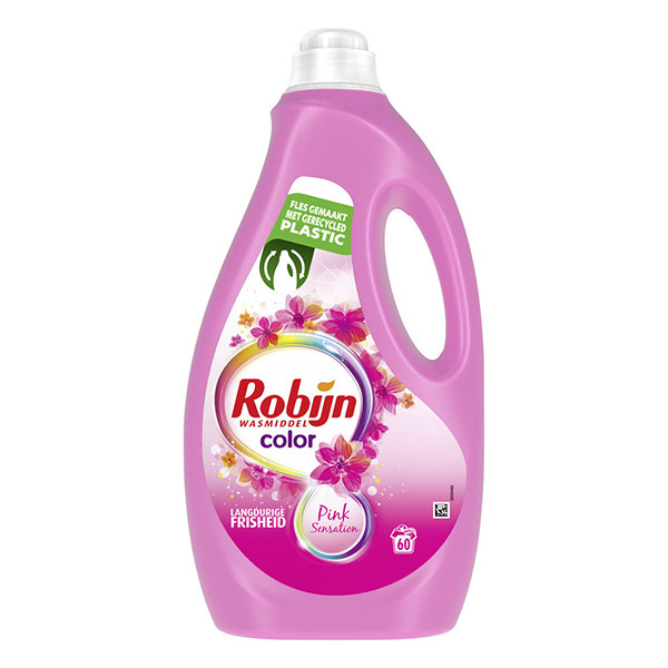 Robijn Color Pink Sensation vloeibaar wasmiddel 3 liter (60 wasbeurten)  SRO05069 - 1