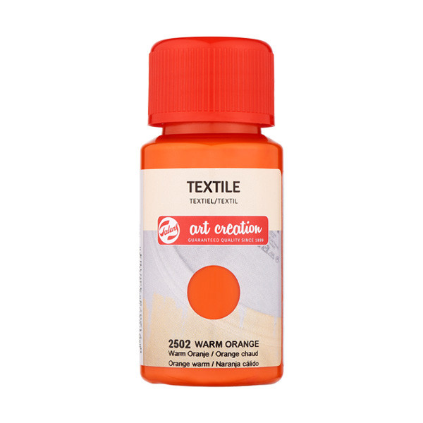 Royal Talens Talens Art Creation textielverf color 2502 warm oranje (50 ml) 401425020 406027 - 1