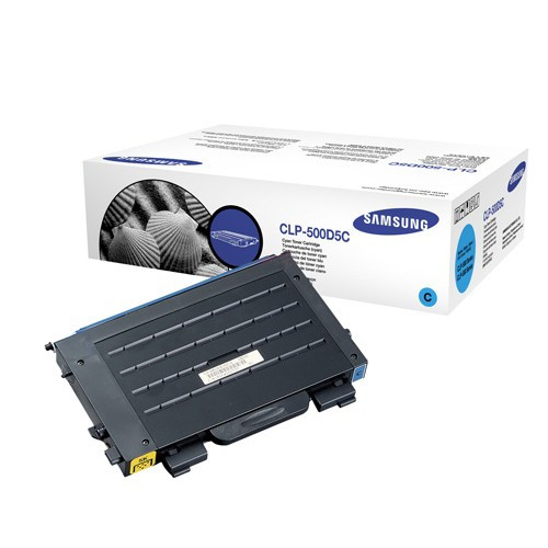 Samsung CLP-500D5C toner cyaan (origineel) CLP-500D5C/ELS 033335 - 1