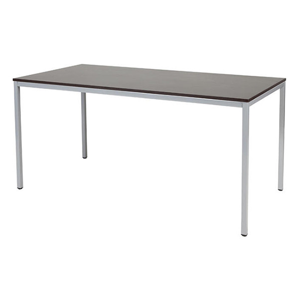 Schaffenburg Domino Basic vergadertafel aluminium onderstel logan eiken blad 160 x 80 cm DOV-B168-LOGA-M25 415185 - 1