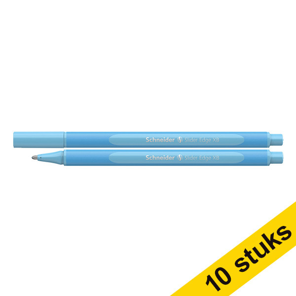 Schneider Aanbieding: 10x Schneider Slider Edge Pastel balpen baby blauw  217257 - 1