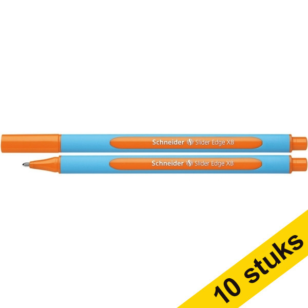 Schneider Aanbieding: 10x Schneider balpen Slider Edge XB oranje  239964 - 1