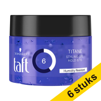 Aanbieding: 6x Schwarzkopf Taft Titane power gel (250 ml)