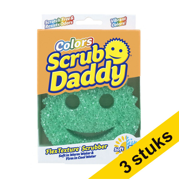Scrub Daddy Aanbieding: 3x Scrub Daddy Colors spons groen  SSC00230 - 1