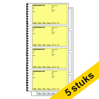 Aanbieding: 5x Sigel Expres terugbelboek zelfkopiërend met copystop (160 notities)