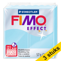 Aanbieding: 3x Fimo effect klei 57g aqua | 305