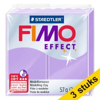 Aanbieding: 3x Fimo effect klei 57g lila | 605