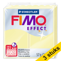 Aanbieding: 3x Fimo effect klei 57g vanille | 105