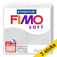 Aanbieding: 3x Fimo soft klei 57g dolfijngrijs | 80
