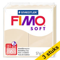 Aanbieding: 3x Fimo soft klei 57g sahara | 70