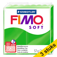 Aanbieding: 3x Fimo soft klei 57g tropisch groen | 53