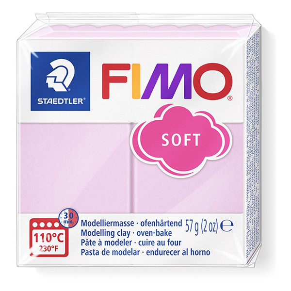 Staedtler Fimo klei effect 57g pastelroze | 205 8020-205 424608 - 1