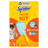 Swiffer Duster Huisdier Kit met Ambi Pur (1 Handvat + 3 Navullingen)