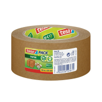 Tesa Eco Sterke Kleefkracht verpakkingstape bruin papier 50 mm x 50 m (1 rol) 57180-00000-04 202373