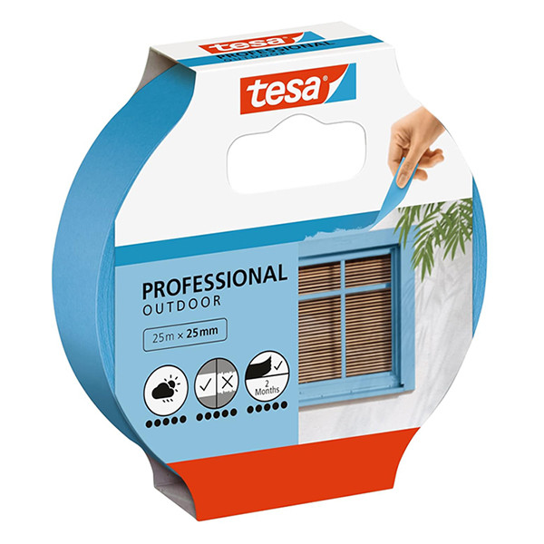 Tesa Professional Outdoor schilderstape 25 mm x 25 m 56250-00000-03 203379 - 1