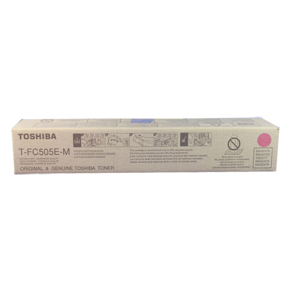 Toshiba T-FC505E-M toner magenta (origineel) 6AJ00000143 078396 - 1