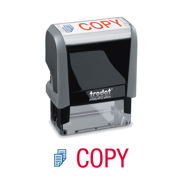 Trodat Printy 4912 Office 'Copy' stempel zelfinktend 10057 225144 - 1