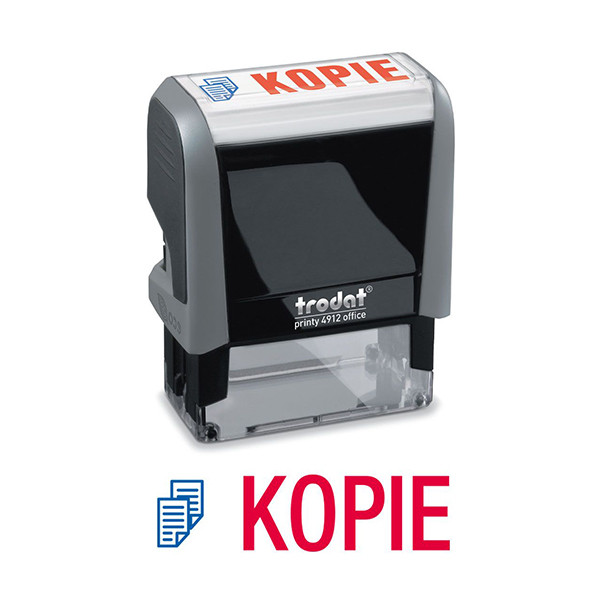 Trodat Printy 4912 Office 'Kopie' stempel zelfinktend 43227 206582 - 1