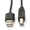USB-A naar USB-B-kabel (1 meter)