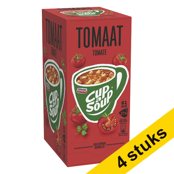 Unox Aanbieding: 4x Cup-a-Soup tomaat 175 ml (21 stuks)  423044 - 1