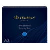 Waterman Allure inktpatronen lang kalm blauw (8 stuks)