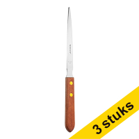 Aanbieding: 3x Westcott briefopener met houten handgreep