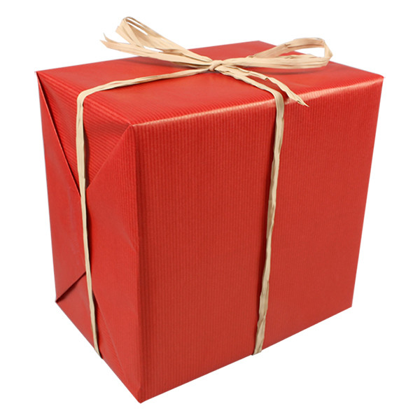 White label Cadeaupapier rood (50 cm x 250 m) 348945 402734 - 1