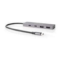 White label Nedis USB-hub (USB-C naar 2xA en 2xC) UHUBU3450AT K120200088