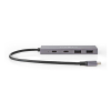 White label Nedis USB-hub (USB-C naar 2xA en 2xC) UHUBU3450AT K120200088 - 2