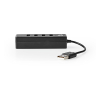 White label Nedis USB 2.0-hub (4 poorten) UHUBU2420BK K120200058 - 2