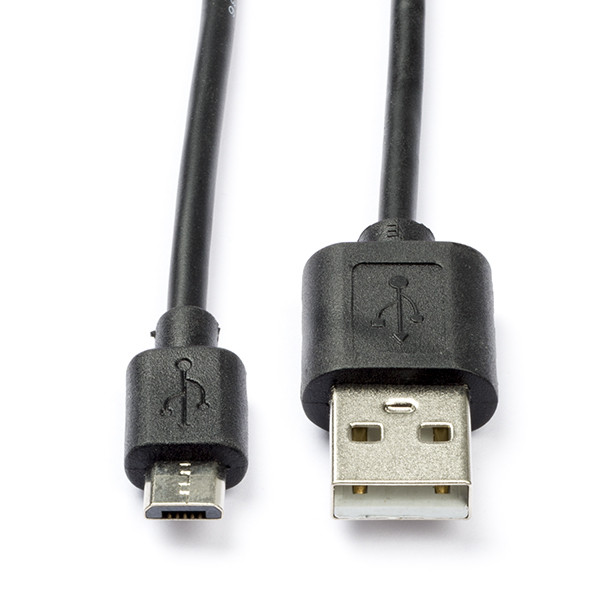 White label USB-A naar Micro-USB-kabel (0,5 meter) 93922 CCGP60500BK05 K010201012 - 1