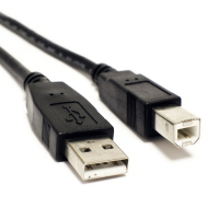 White label USB printerkabel zwart lengte 1,8 meter MRCS101 053400