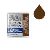 Winsor & Newton Cotman aquarelverf 076 burnt umber (halve nap) 301076 410468