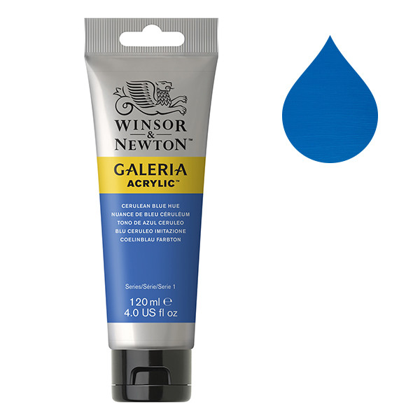 Winsor & Newton Galeria acrylverf 138 cerulean blue hue (120 ml) 2131138 410130 - 1