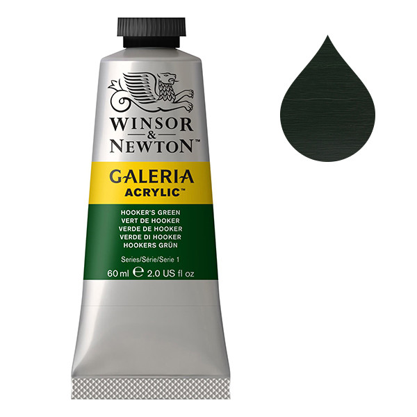 Winsor & Newton Galeria acrylverf 311 hookers green (60 ml) 2120311 410018 - 1