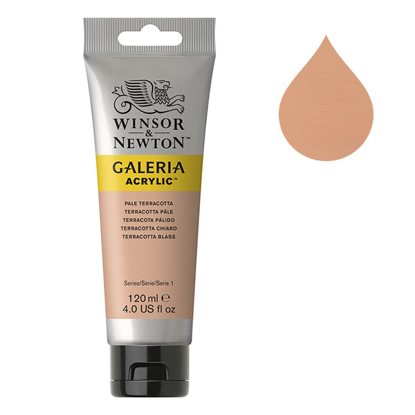 Winsor & Newton Galeria acrylverf 437 pale terracotta (120 ml) 2131437 410149 - 1