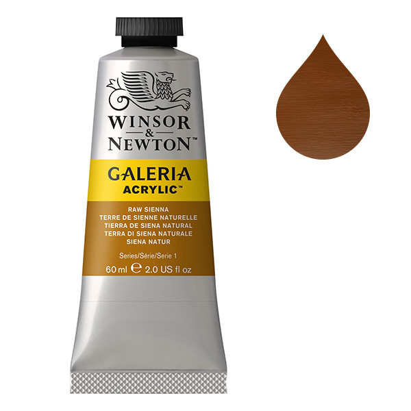 Winsor & Newton Galeria acrylverf 552 raw sienna (60 ml) 2120552 410046 - 1