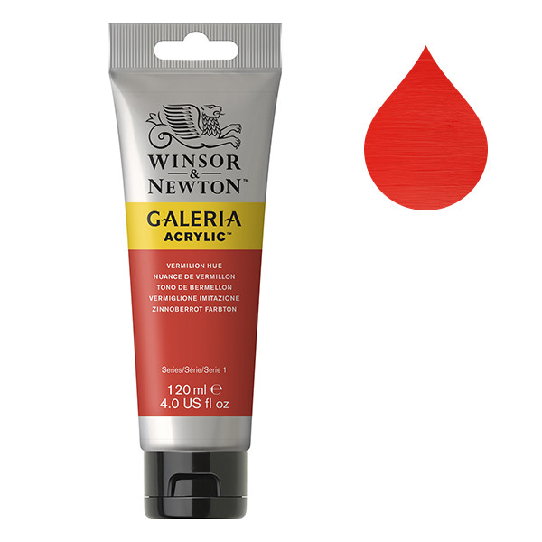 Winsor & Newton Galeria acrylverf 682 vermilion (120 ml) 2131682 410176 - 1