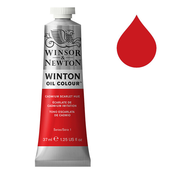 Winsor & Newton Winton olieverf 107 cadmium scarlet hue (37ml) 1414107 410299 - 1