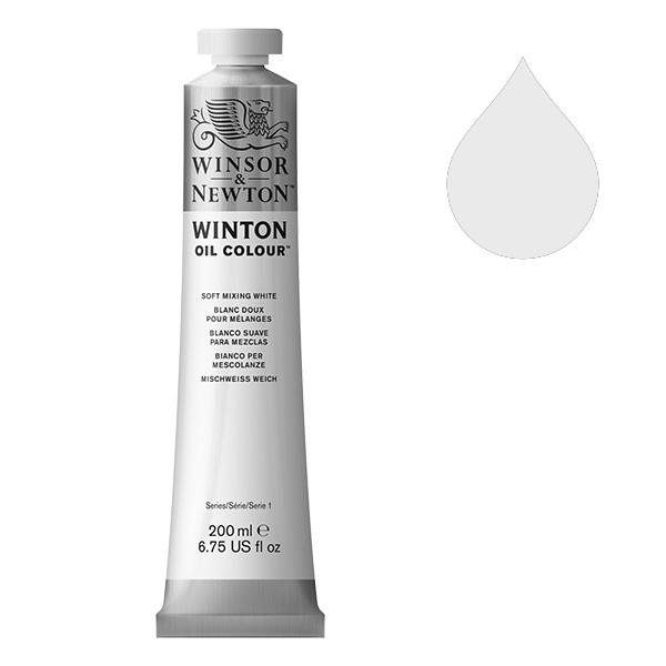 Winsor & Newton Winton olieverf 415 soft mixing white (200ml) 1437415 8840018 410342 - 1