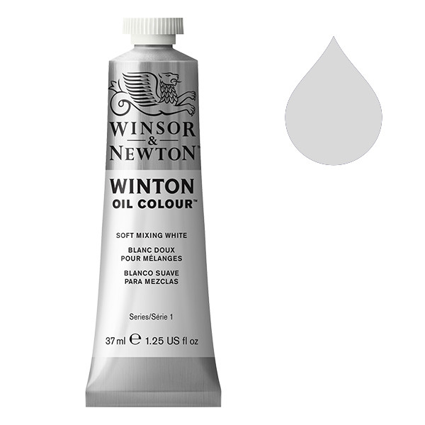 Winsor & Newton Winton olieverf 415 soft mixing white (37ml) 1414415 8840009 410288 - 1