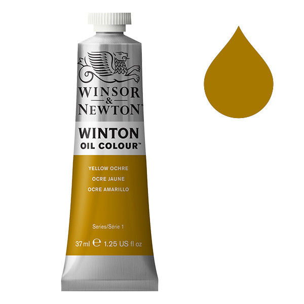 Winsor & Newton Winton olieverf 744 yellow ochre (37ml) 1414744 410294 - 1