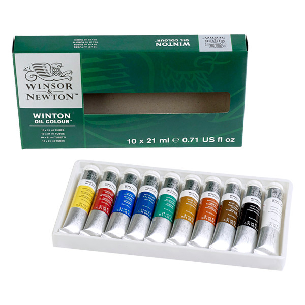 Winsor & Newton Winton olieverf tubes 21 ml (10 stuks) 1490618 1490697 410359 - 1