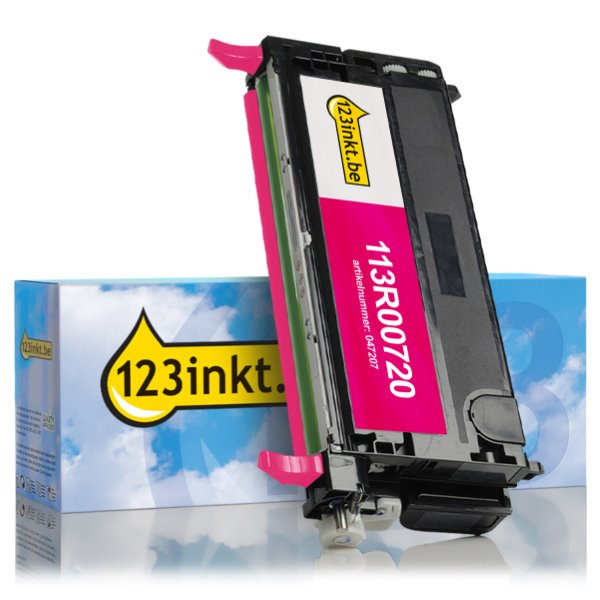 Xerox 113R00720 toner magenta (123inkt huismerk) 113R00720C 047207 - 1