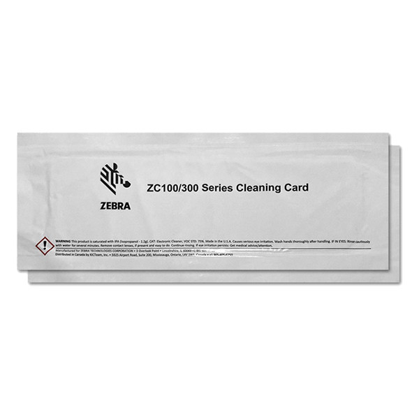 Zebra 105999-310 cleaning cards (2 stuks) 105999-310 144522 - 1