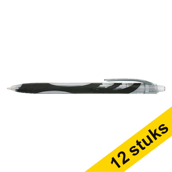 Zebra Pen Aanbieding: 12x Zebra OLA balpen zwart  423812 - 1