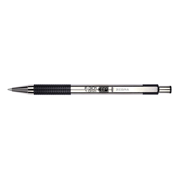 Zebra Pen Zebra F-301 balpen zwart EF301BK 423778 - 1