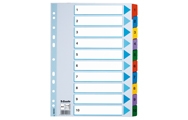 Kartonnen tabbladen numeriek/alfabetisch