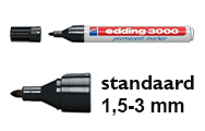 Permanent markers standaard